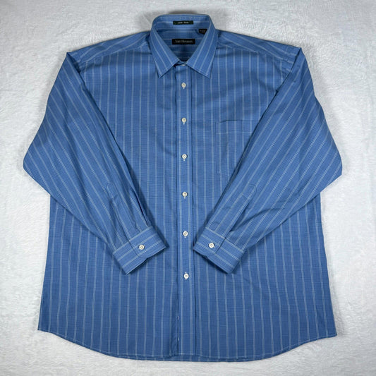 Van Heusen Blue Striped Shirt
