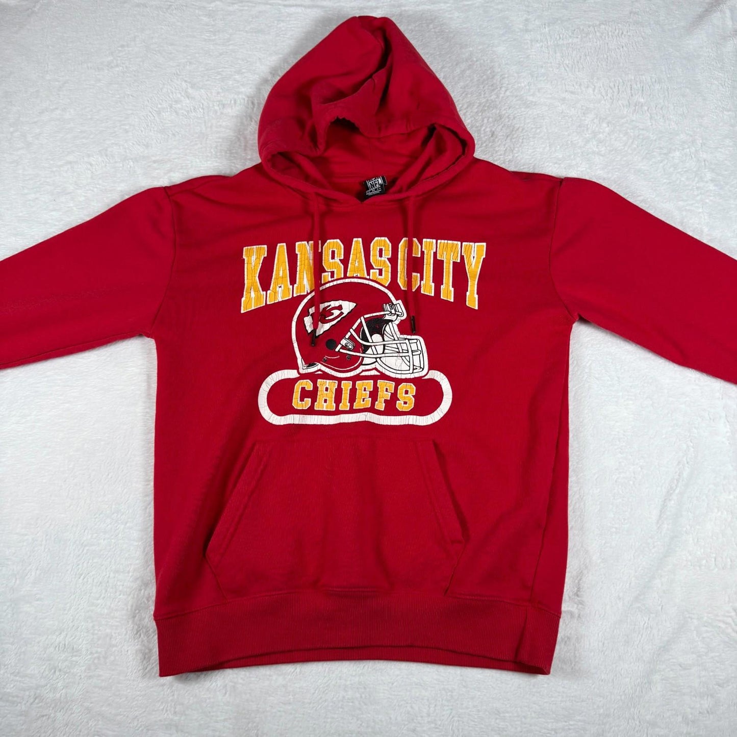 Vintage Kansas City Chiefs NFL Hoodie Red