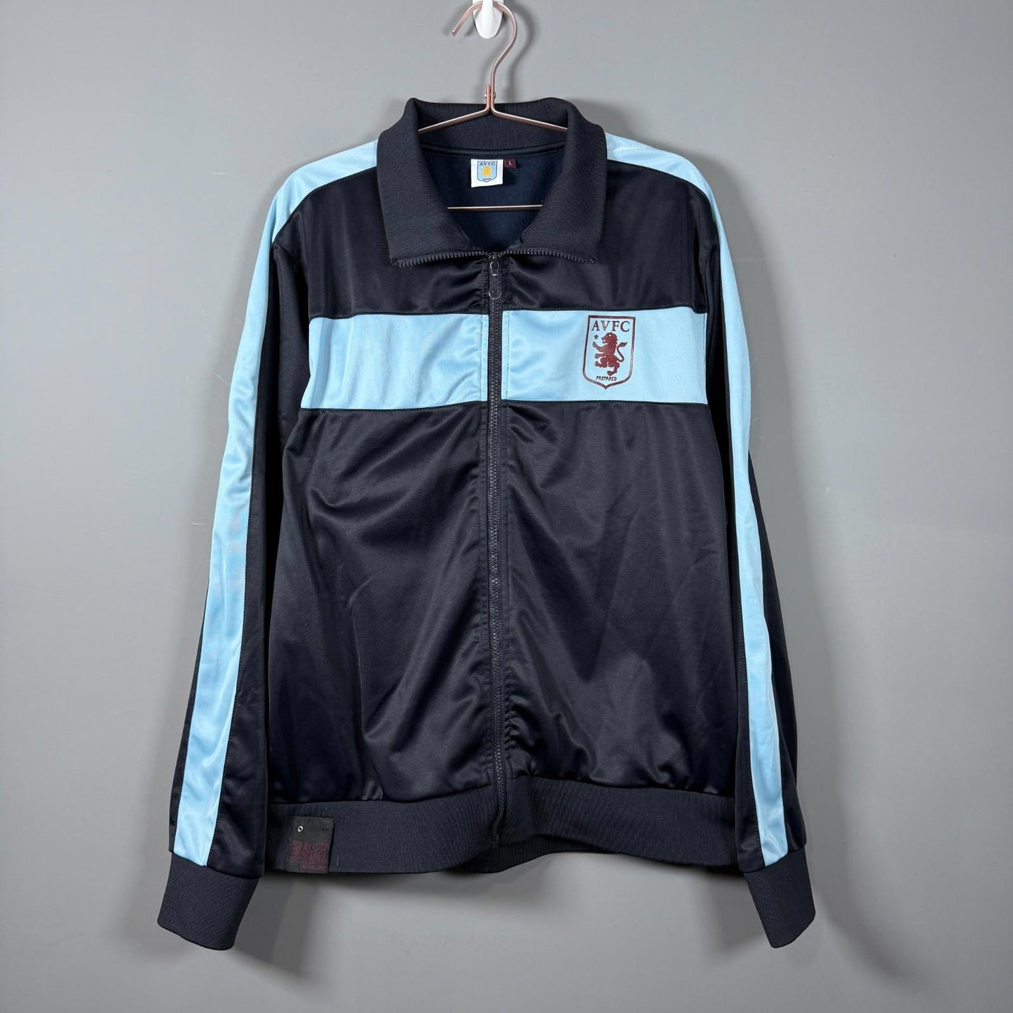Aston Villa Official Track Top Blue Navy Large