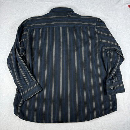 Route 66 Original Clothing Shirt 3XL Blue Striped