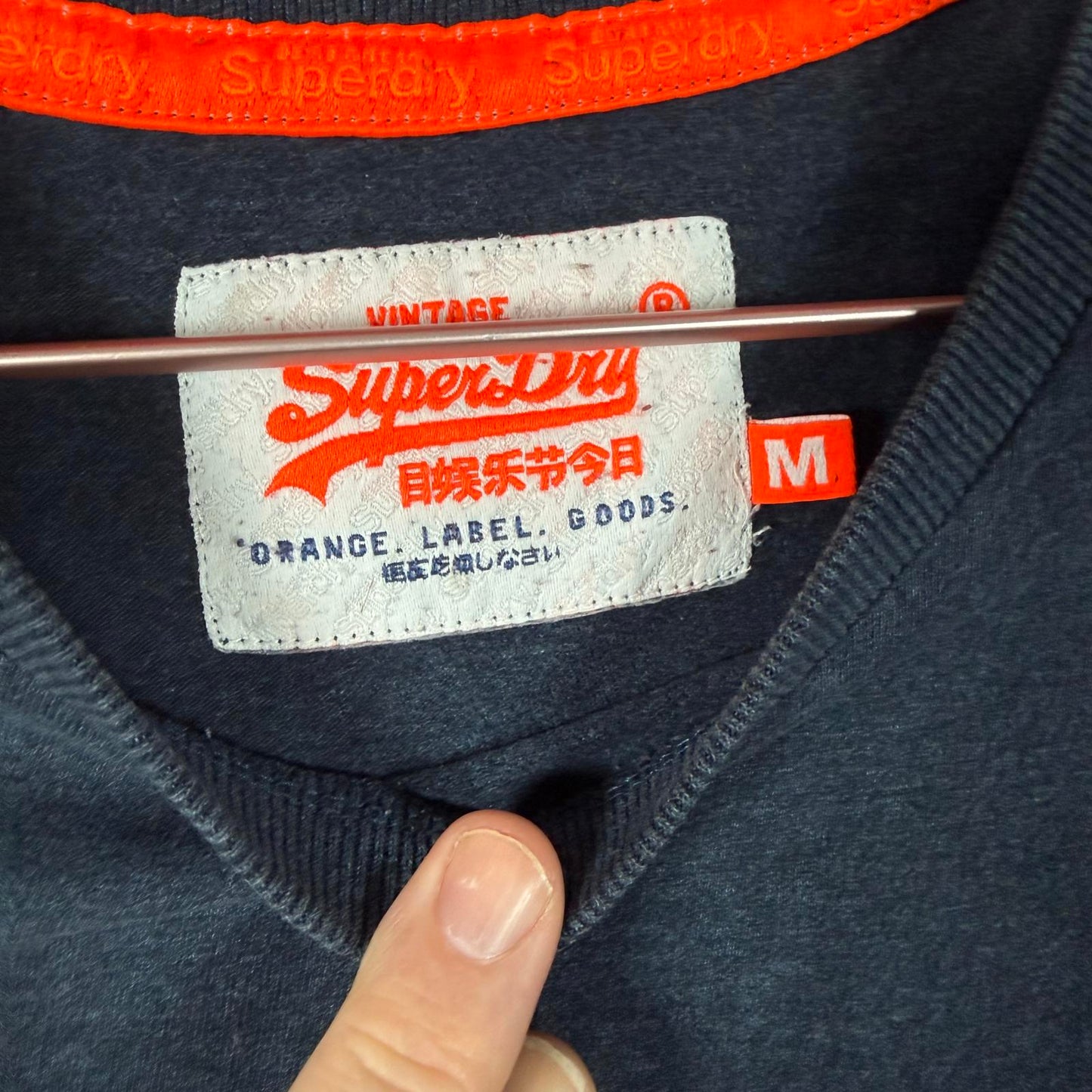 Superdry Striped T-Shirt Medium