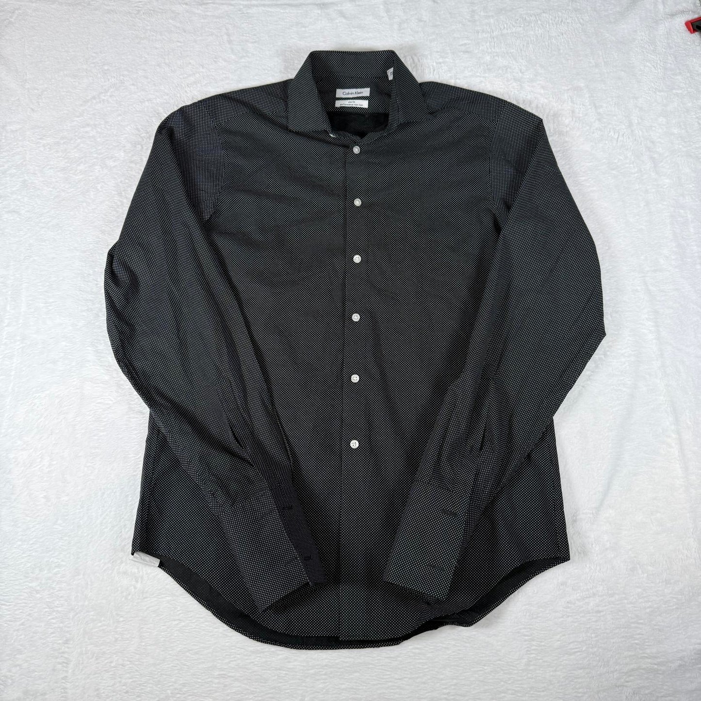 Mens Calvin Klein Shirt Black Slim Fit