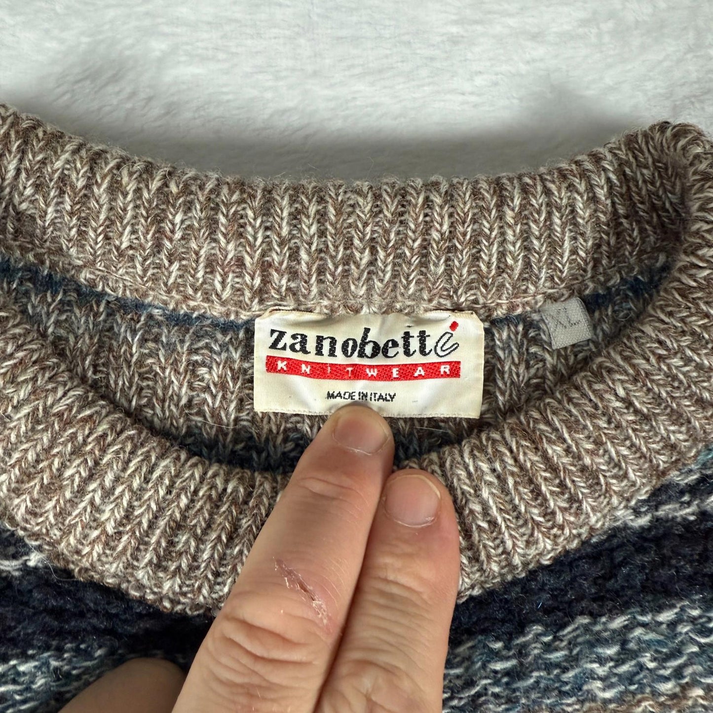 Vintage Zanobetti Italian Knit Sweater XL