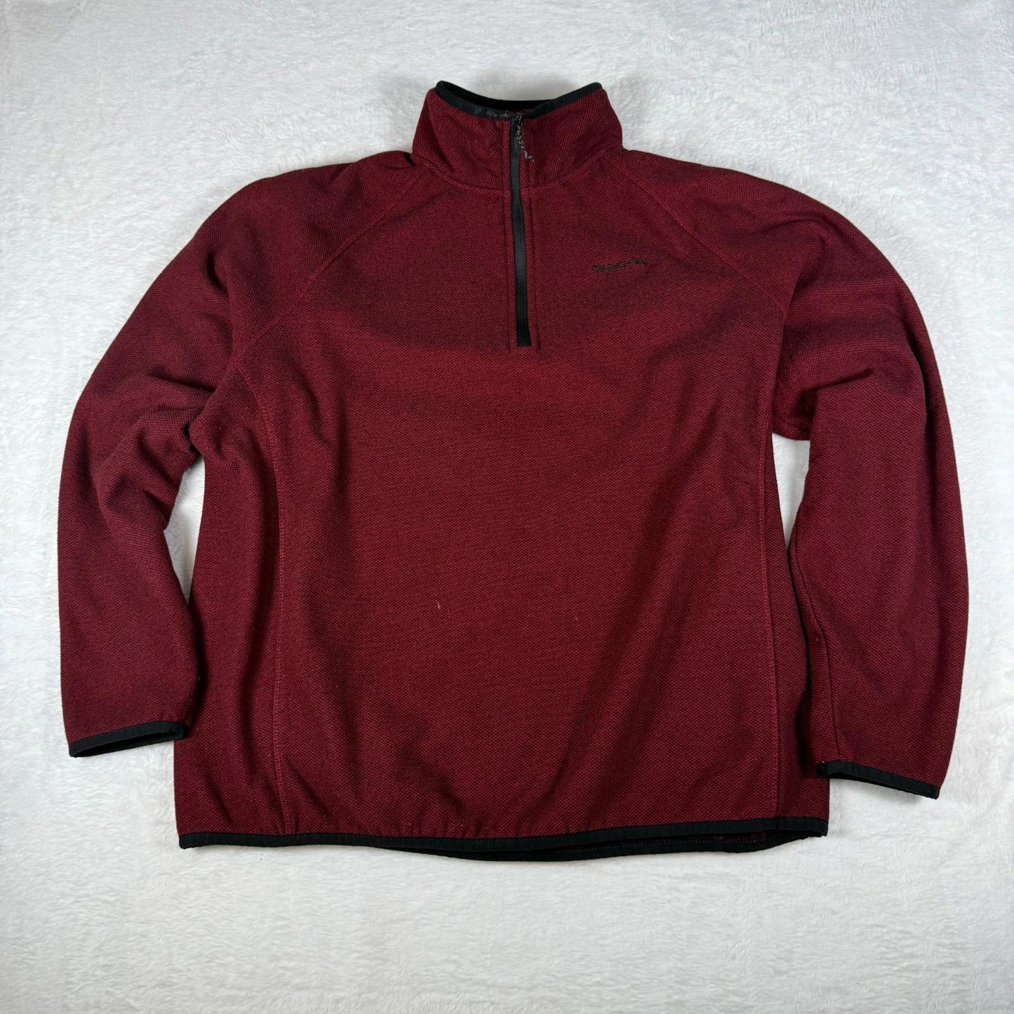Craghoppers Mens 1/4 Zip Fleece Jumper Red XL