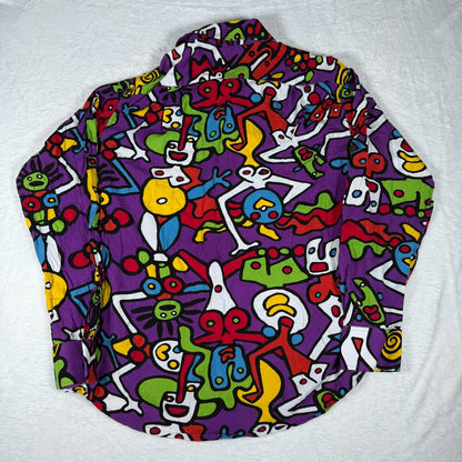 Loud Originals Shirt XL Bold Abstract 90s Style