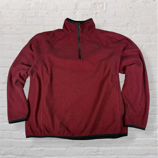 Craghoppers Mens 1/4 Zip Fleece Jumper Red XL