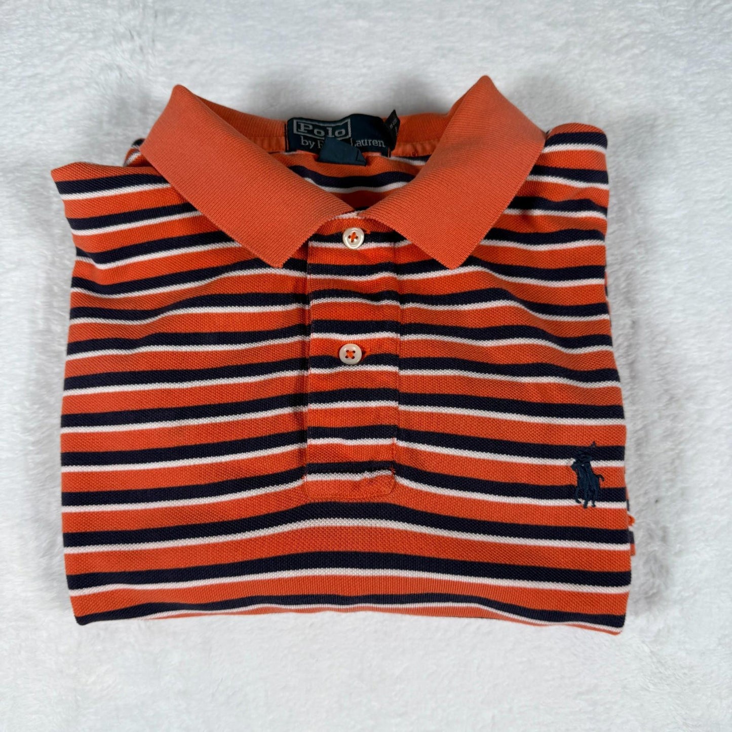 Vintage Ralph Lauren Polo Shirt Large Orange
